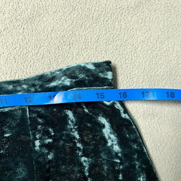 Preston & York Velvet Maxi Skirt in Deep Teal - Picture 4 of 7